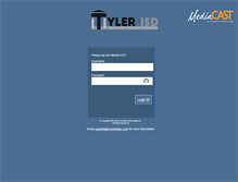 Tablet Screenshot of mediacast.tylerisd.org